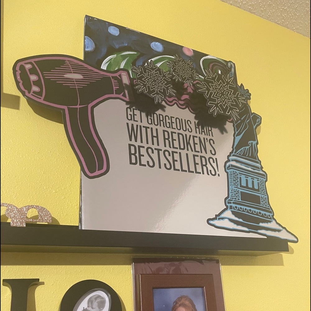 Redken Display Sign